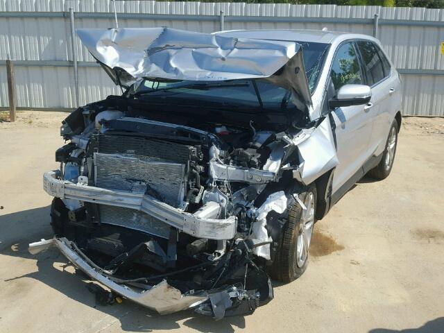 2FMPK3K85GBB12133 - 2016 FORD EDGE SILVER photo 2