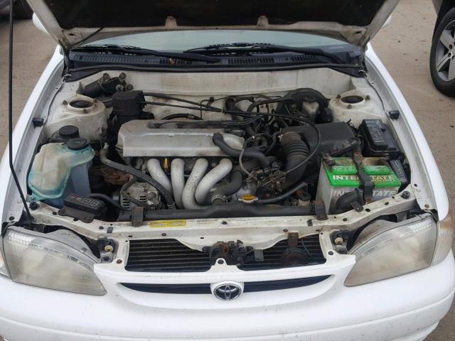 2T1BR18E5WC078857 - 1998 TOYOTA COROLLA VE WHITE photo 7