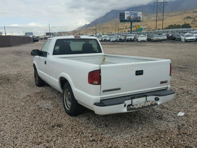 1GTCS145118237649 - 2001 GMC SONOMA WHITE photo 3