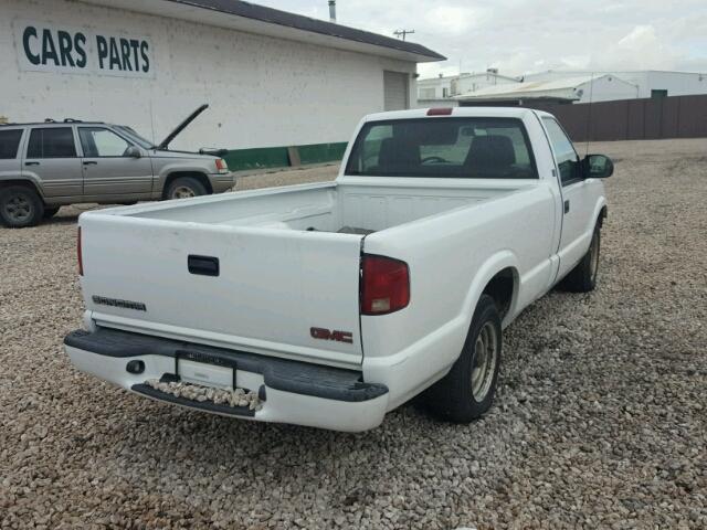 1GTCS145118237649 - 2001 GMC SONOMA WHITE photo 4