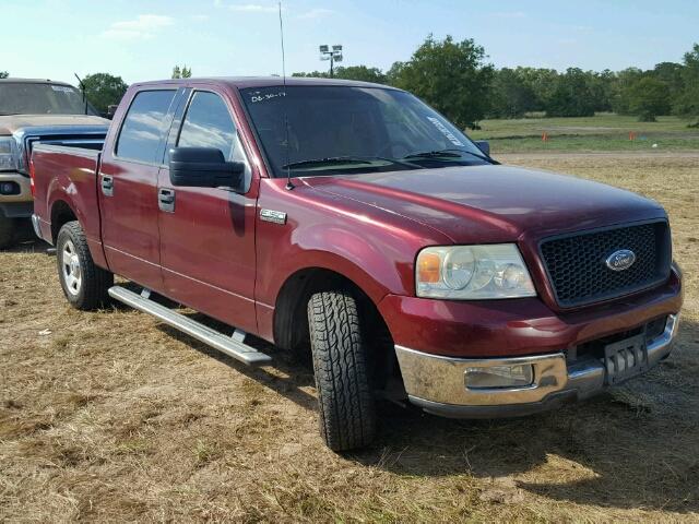 1FTRW12W14KA84059 - 2004 FORD F150 SUPER MAROON photo 1