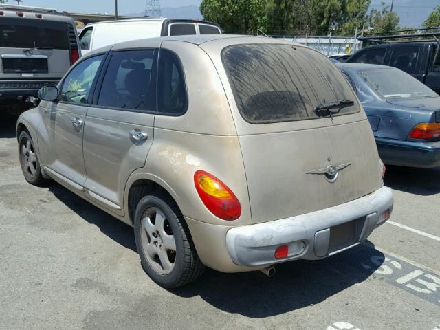 3C8FY68B62T217262 - 2002 CHRYSLER PT CRUISER GOLD photo 3