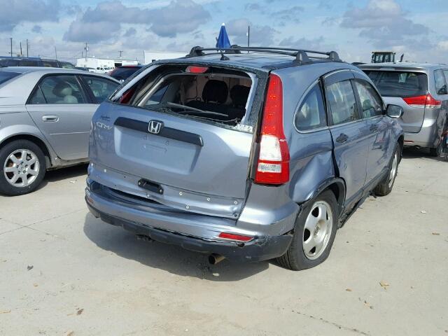 5J6RE3H36BL045514 - 2011 HONDA CR-V BLUE photo 4