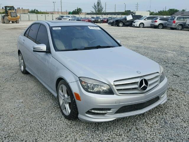 WDDGF5EB0BR140686 - 2011 MERCEDES-BENZ C SILVER photo 1