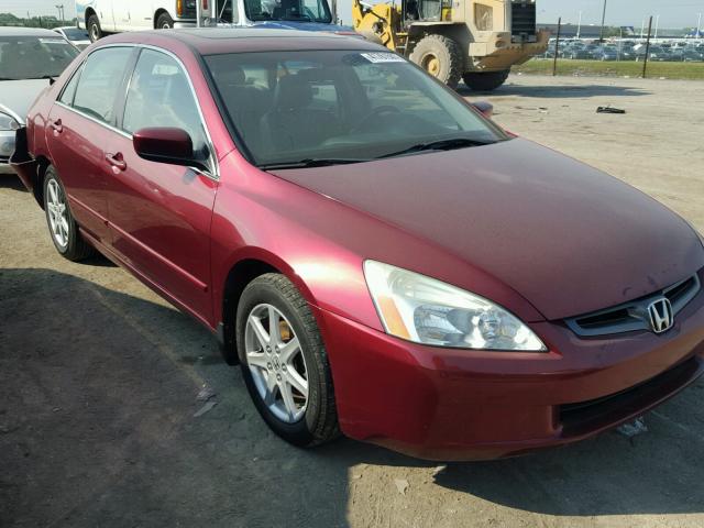 1HGCM66543A092012 - 2003 HONDA ACCORD MAROON photo 1