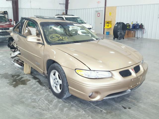 1G2WP1217WF333744 - 1998 PONTIAC GRAND PRIX GOLD photo 1
