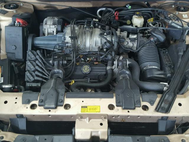 1G2WP1217WF333744 - 1998 PONTIAC GRAND PRIX GOLD photo 7