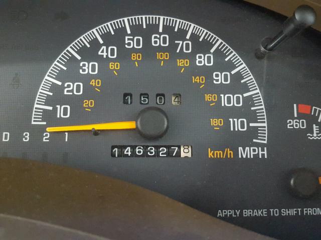 1G2WP1217WF333744 - 1998 PONTIAC GRAND PRIX GOLD photo 8