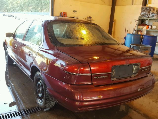 1MEFM6531XK634161 - 1999 MERCURY MYSTIQUE G RED photo 3