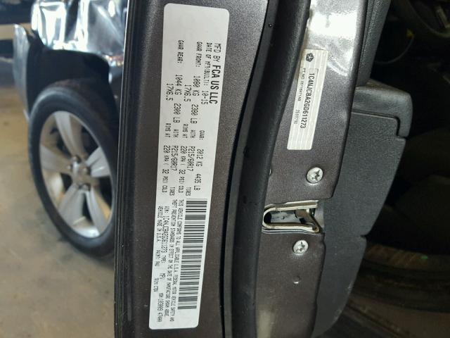 1C4NJCBA2GD611273 - 2016 JEEP COMPASS SP CHARCOAL photo 10