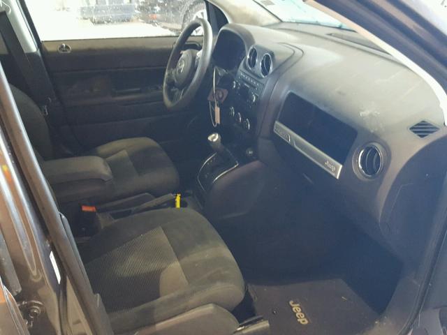 1C4NJCBA2GD611273 - 2016 JEEP COMPASS SP CHARCOAL photo 5