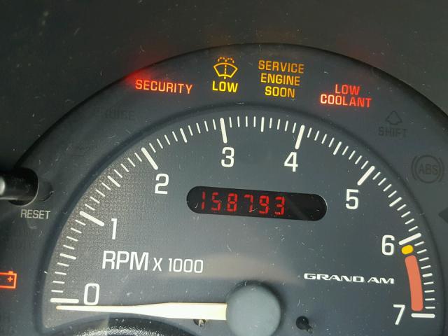 1G2NF12T5YM864973 - 2000 PONTIAC GRAND AM S 银色 照片 8