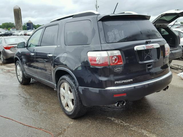 1GKER23748J126355 - 2008 GMC ACADIA SLT შავი ფოტო 3