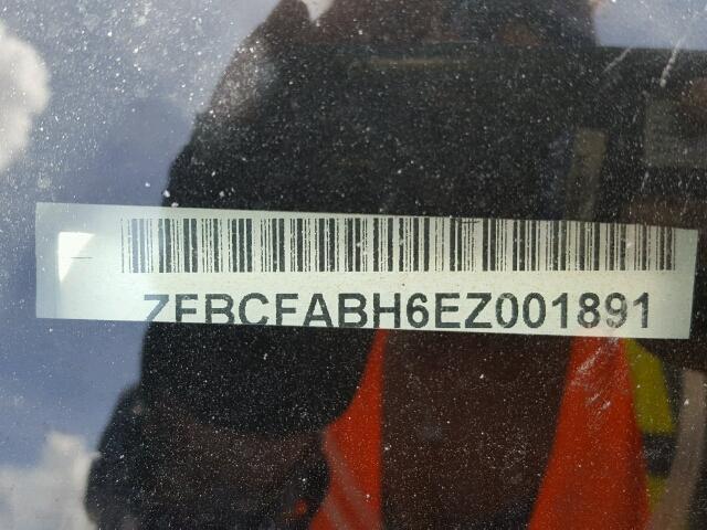 ZFBCFABH6EZ001891 - 2014 FIAT 500L EASY WHITE photo 10