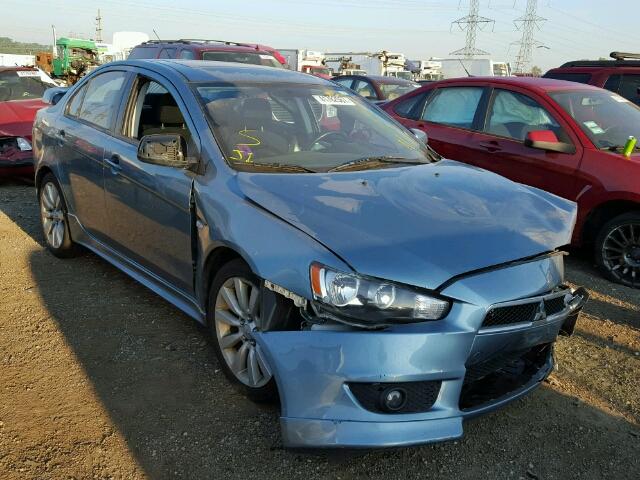 JA3AU86W89U018270 - 2009 MITSUBISHI LANCER GTS BLUE photo 1