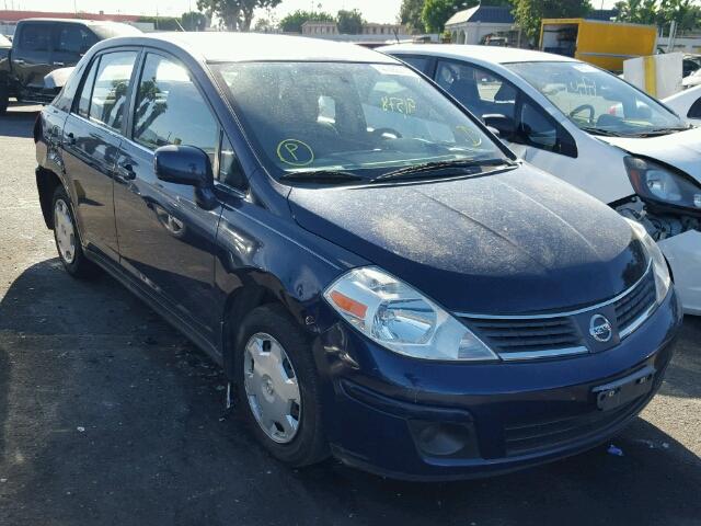 3N1BC11E98L393420 - 2008 NISSAN VERSA S BLUE photo 1