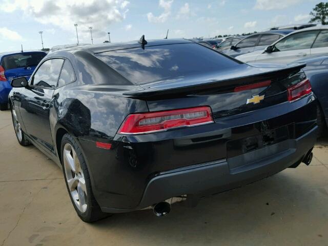 2G1FB1E33E9134908 - 2014 CHEVROLET CAMARO LT BLACK photo 3