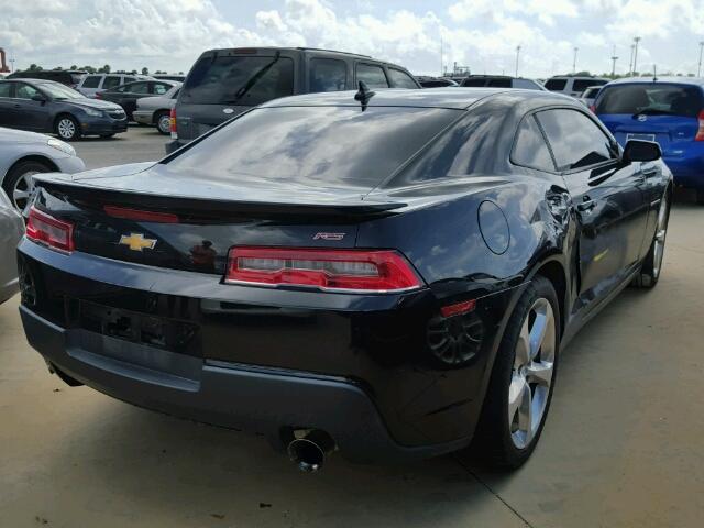 2G1FB1E33E9134908 - 2014 CHEVROLET CAMARO LT BLACK photo 4