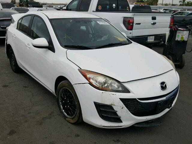 JM1BL1SG9A1196273 - 2010 MAZDA 3 I WHITE photo 1