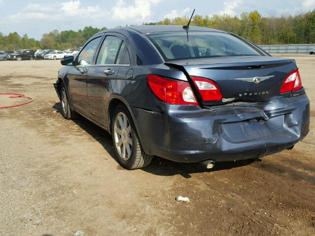 1C3LC66M78N218215 - 2008 CHRYSLER SEBRING LI BLUE photo 3