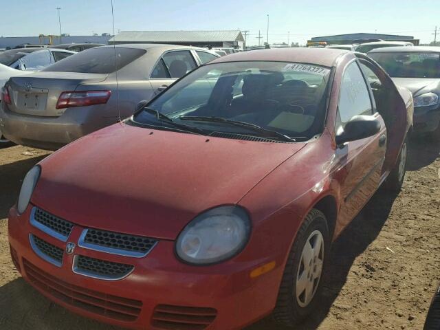 1B3ES26C13D171920 - 2003 DODGE NEON SE RED photo 2