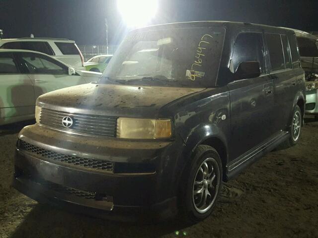 JTLKT324264111804 - 2006 TOYOTA SCION XB BLACK photo 2