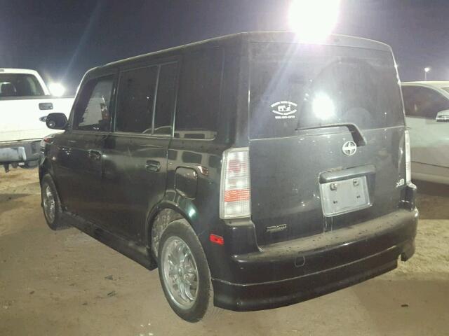 JTLKT324264111804 - 2006 TOYOTA SCION XB Negro foto 3