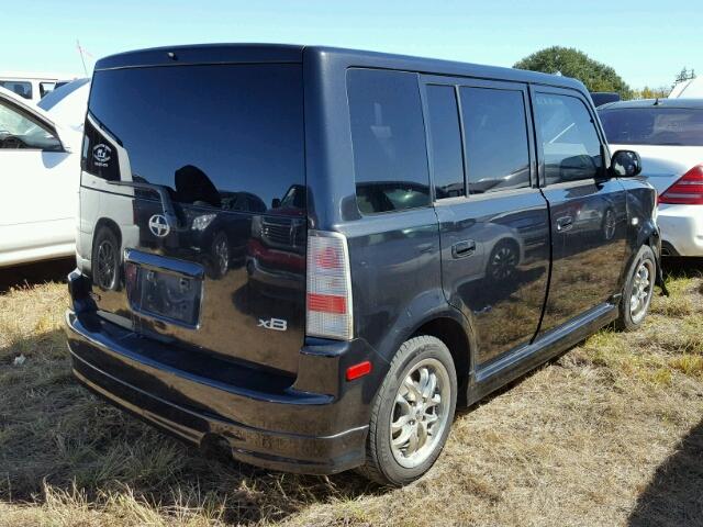 JTLKT324264111804 - 2006 TOYOTA SCION XB Negro foto 4