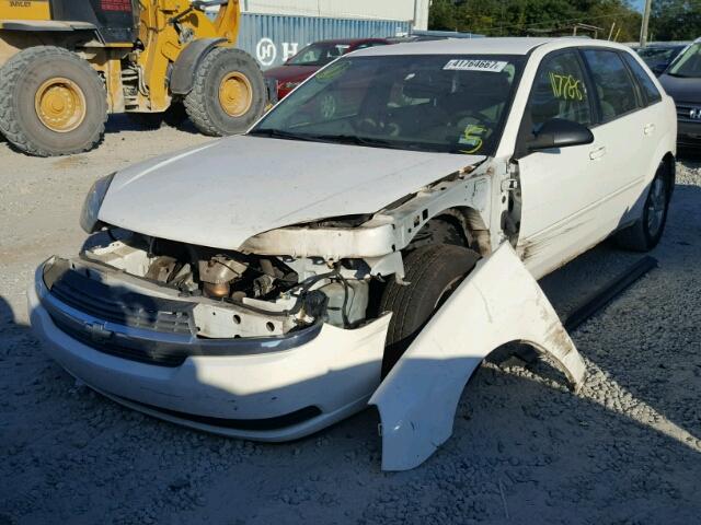 1G1ZT62855F274912 - 2005 CHEVROLET MALIBU WHITE photo 2