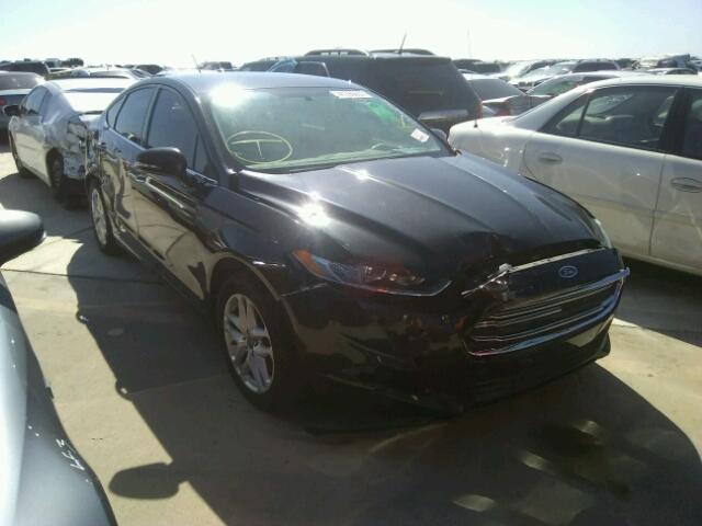 3FA6P0H7XER130369 - 2014 FORD FUSION SE BLACK photo 1