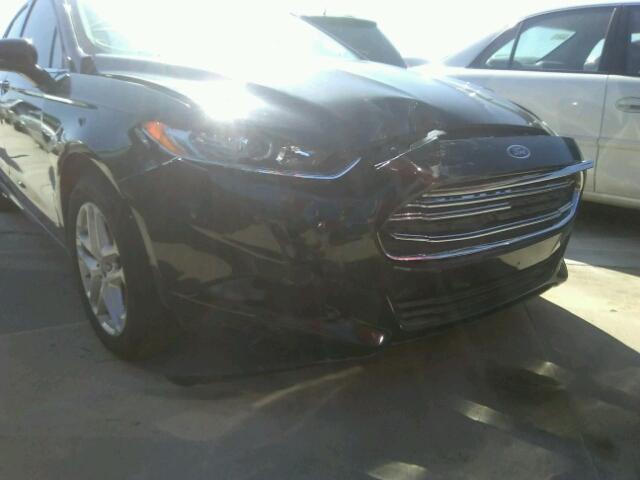 3FA6P0H7XER130369 - 2014 FORD FUSION SE BLACK photo 9