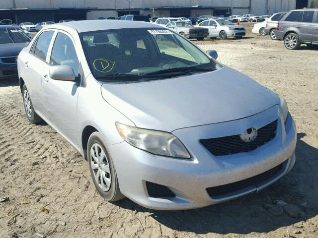 2T1BU4EEXAC416296 - 2010 TOYOTA COROLLA BA SILVER photo 1