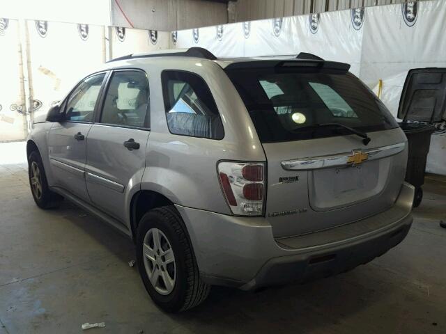 2CNDL13F466139543 - 2006 CHEVROLET EQUINOX SILVER photo 3