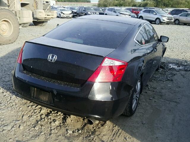 1HGCS1B77AA021402 - 2010 HONDA ACCORD EX 黑色 照片 4