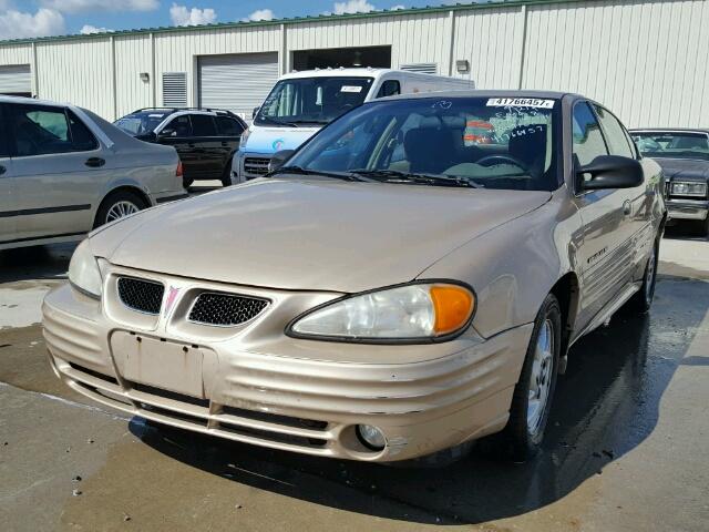 1G2NF52TX1M607160 - 2001 PONTIAC GRAND AM S BROWN photo 2