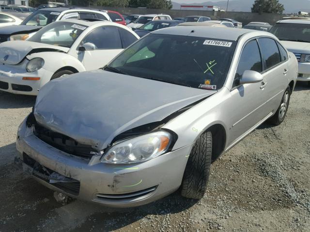 2G1WB58N379309245 - 2007 CHEVROLET IMPALA LS SILVER photo 2