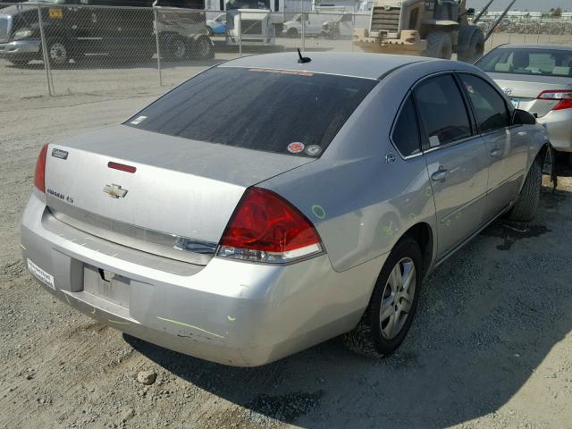 2G1WB58N379309245 - 2007 CHEVROLET IMPALA LS SILVER photo 4