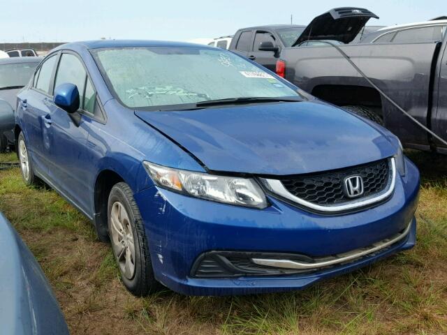 2HGFB2F5XDH505811 - 2013 HONDA CIVIC TEAL photo 1