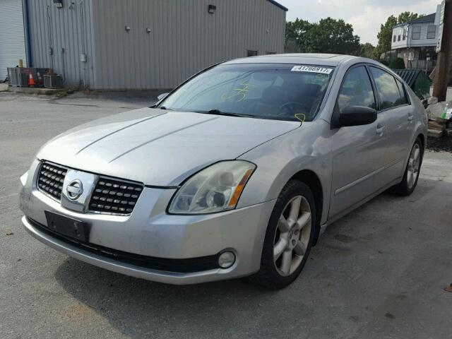 1N4BA41E94C839002 - 2004 NISSAN MAXIMA SILVER photo 2