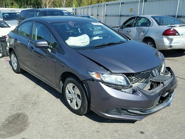 2HGFB2F50FH501558 - 2015 HONDA CIVIC GRAY photo 1