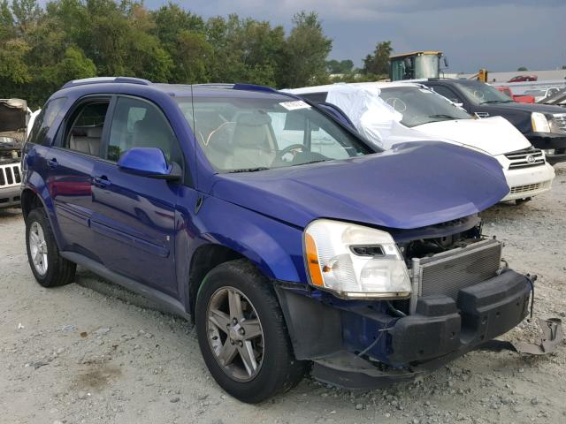 2CNDL63F766082199 - 2006 CHEVROLET EQUINOX LT BLUE photo 1