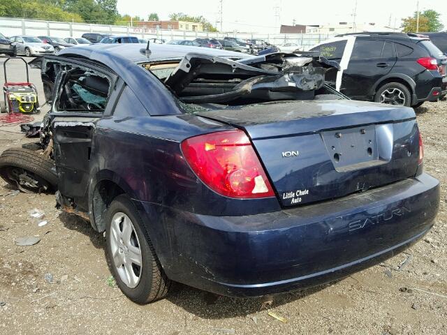 1G8AN15F27Z187041 - 2007 SATURN ION LEVEL BLUE photo 3