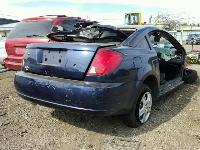 1G8AN15F27Z187041 - 2007 SATURN ION LEVEL BLUE photo 4