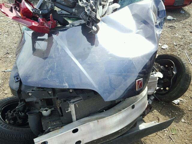 1G8AN15F27Z187041 - 2007 SATURN ION LEVEL BLUE photo 7