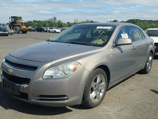 1G1ZH57B38F175610 - 2008 CHEVROLET MALIBU 1LT BROWN photo 2