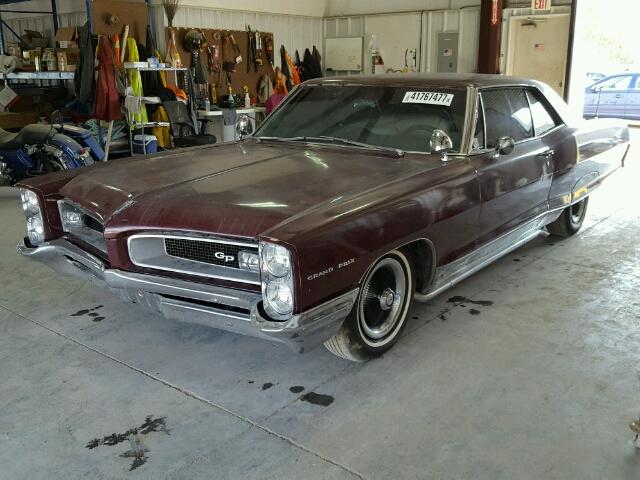 266576P221354 - 1966 PONTIAC GRAN PRIX BURGUNDY photo 2