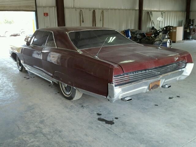 266576P221354 - 1966 PONTIAC GRAN PRIX BURGUNDY photo 3