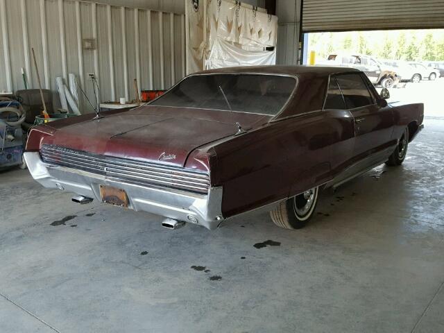 266576P221354 - 1966 PONTIAC GRAN PRIX BURGUNDY photo 4