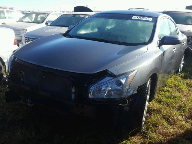 1N4AA5AP3EC460730 - 2014 NISSAN MAXIMA S رمادي صورة 2