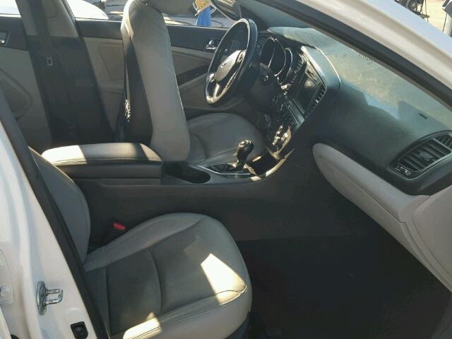 5XXGN4A75DG170720 - 2013 KIA OPTIMA EX WHITE photo 5